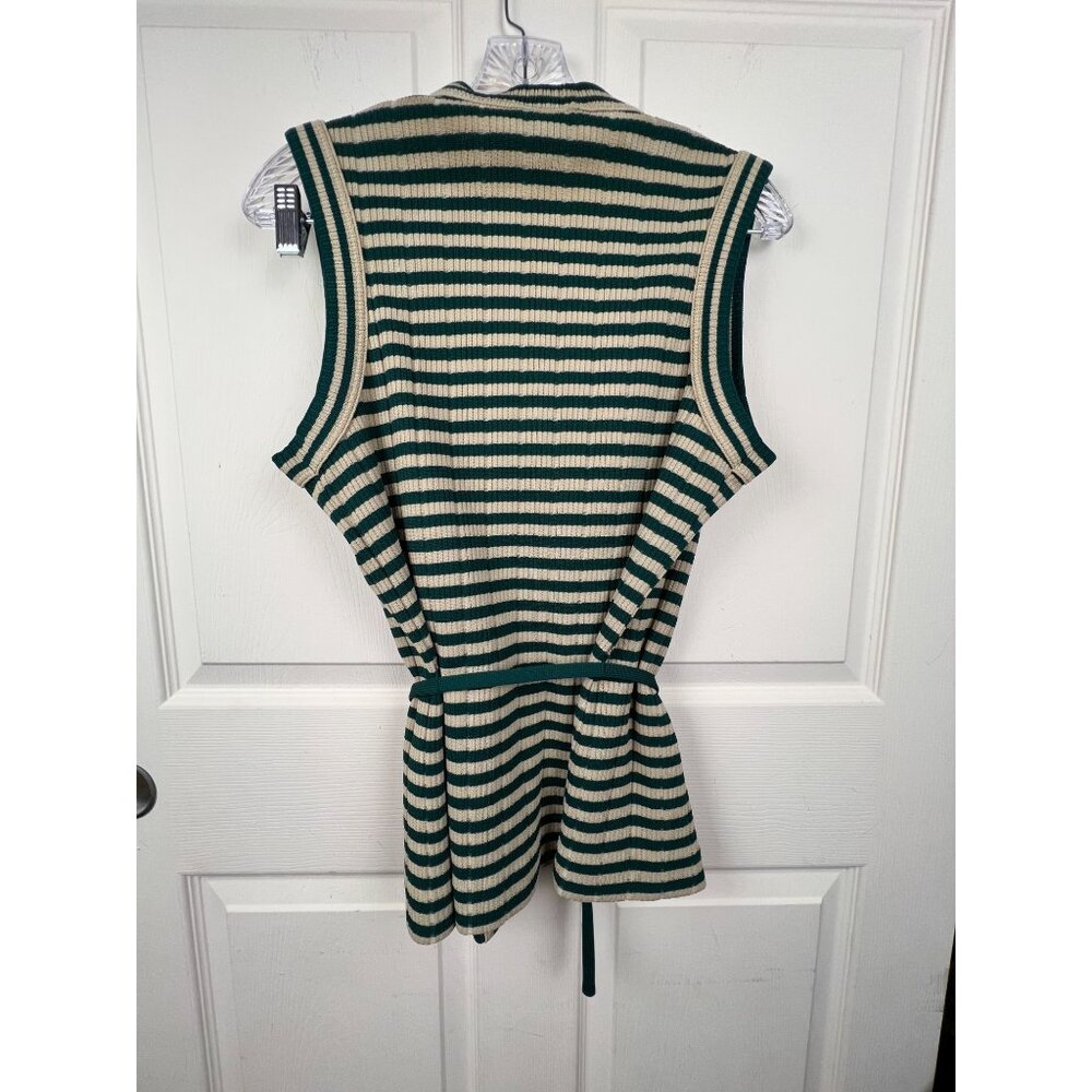 Vintage 70s Knits By Magda Sleeveless Cardigan Vest - Picture 6 of 13